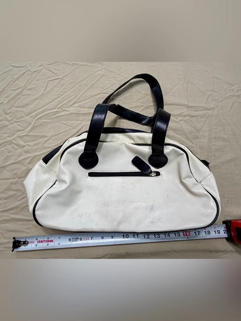 Rock Rebel Large Skull & Rose Satchel Top Handle Zip Bag Purple Lining Pockets